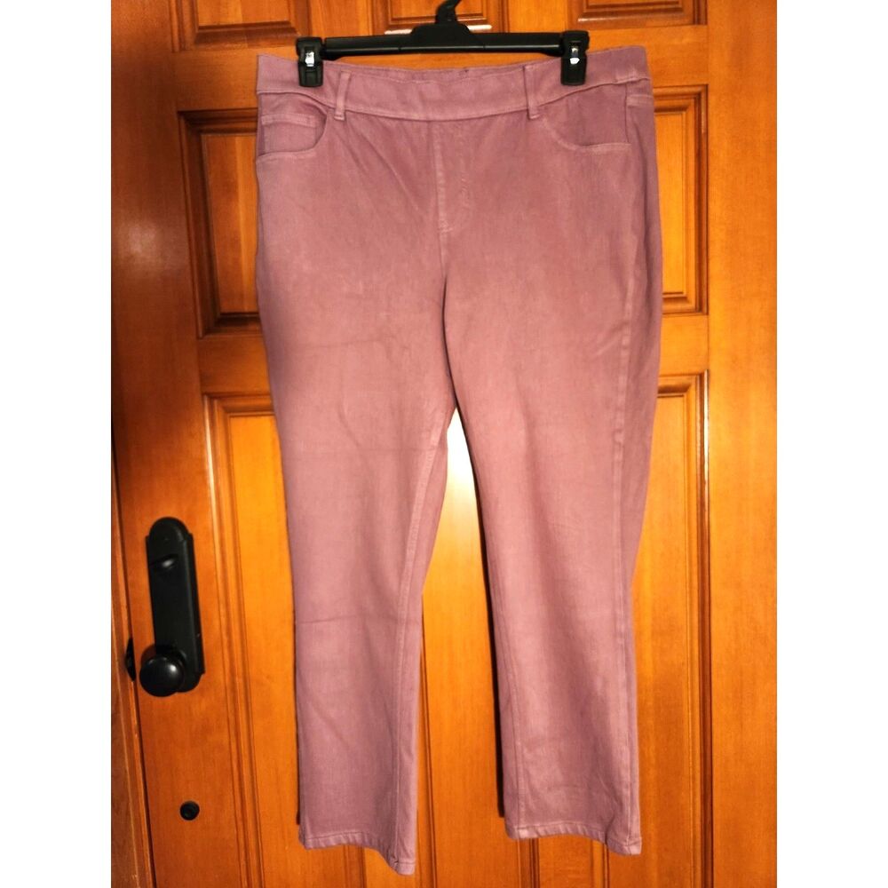 Isaac Mizrahi LIVE! Mauve Jeans Pull-on Women's Size 18WP NWT!